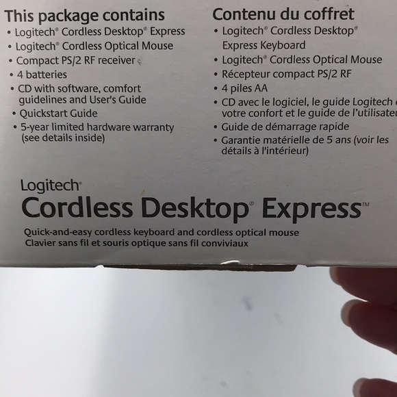 Logitech Cordless LX300 Desktop Express In box - Picture 3 of 11